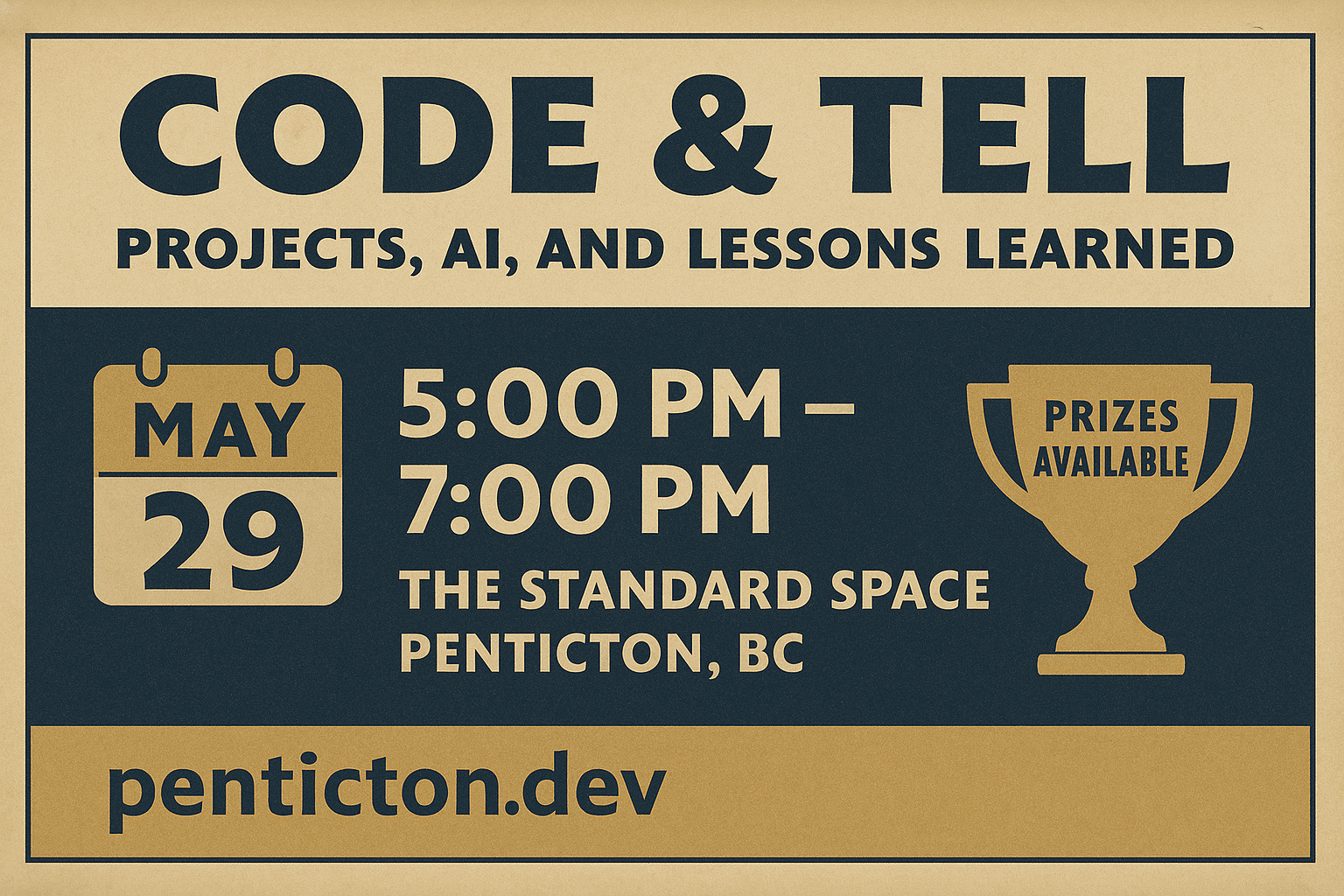 Code & Tell: Projects, AI, and Lessons Learned